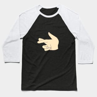 Fingers Crossed Baseball T-Shirt